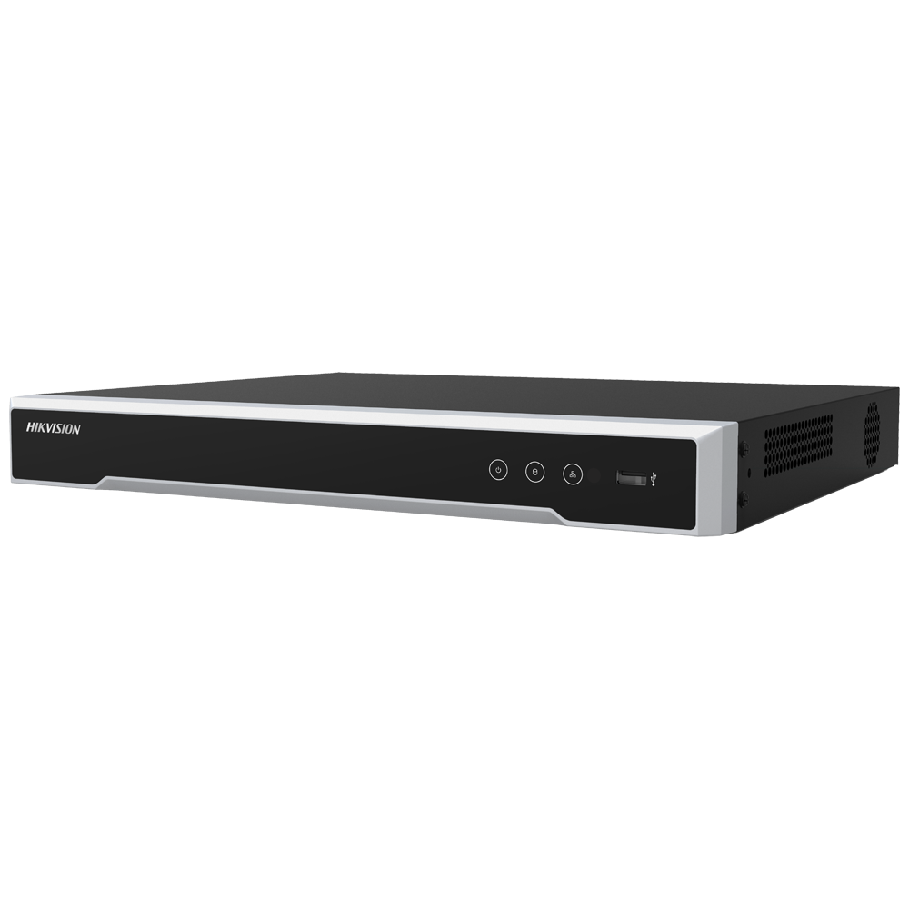 [DS-7616NI-M2/16P] (DS-7616NI-M2/16P) Hikvision - Gamme SOLUTIONS - Enregistreur NVR 16 canaux IP PoE 200 W max. - Résolution maximale 32Mpx@2ch | Alarmes | Audio - Bande passante 256 Mbps | POS - Supporte 2 disques durs