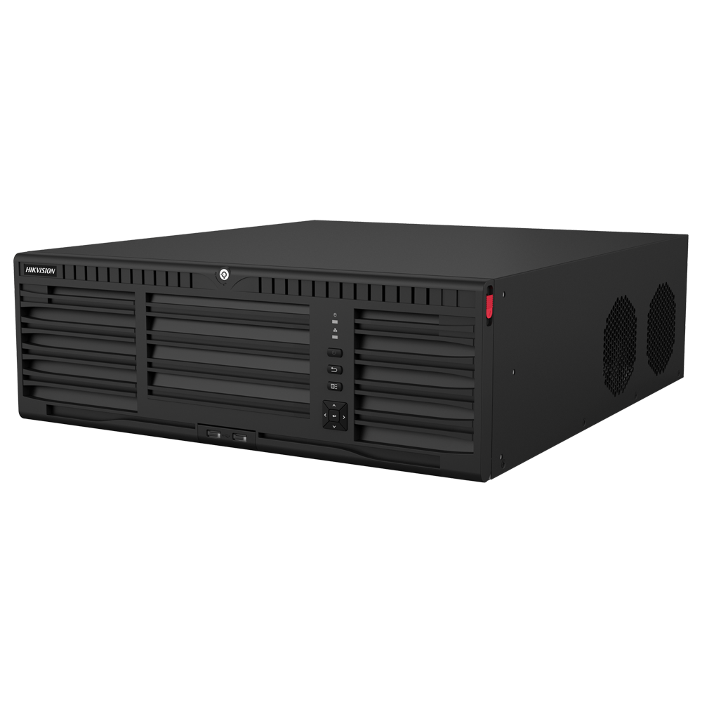 [DS-96128NI-M16/R] (DS-96128NI-M16/R) Enregistreur NVR 128 CH IP SOLUTIONS Hikvision - Résolution maximale 32Mpx@2ch - Bande passante 400 Mbps - Alarmes , Audio , POS , RAID - Prend en charge 16 disques durs | Sortie vidéo HDMI 8K - Alimentation électrique redondante