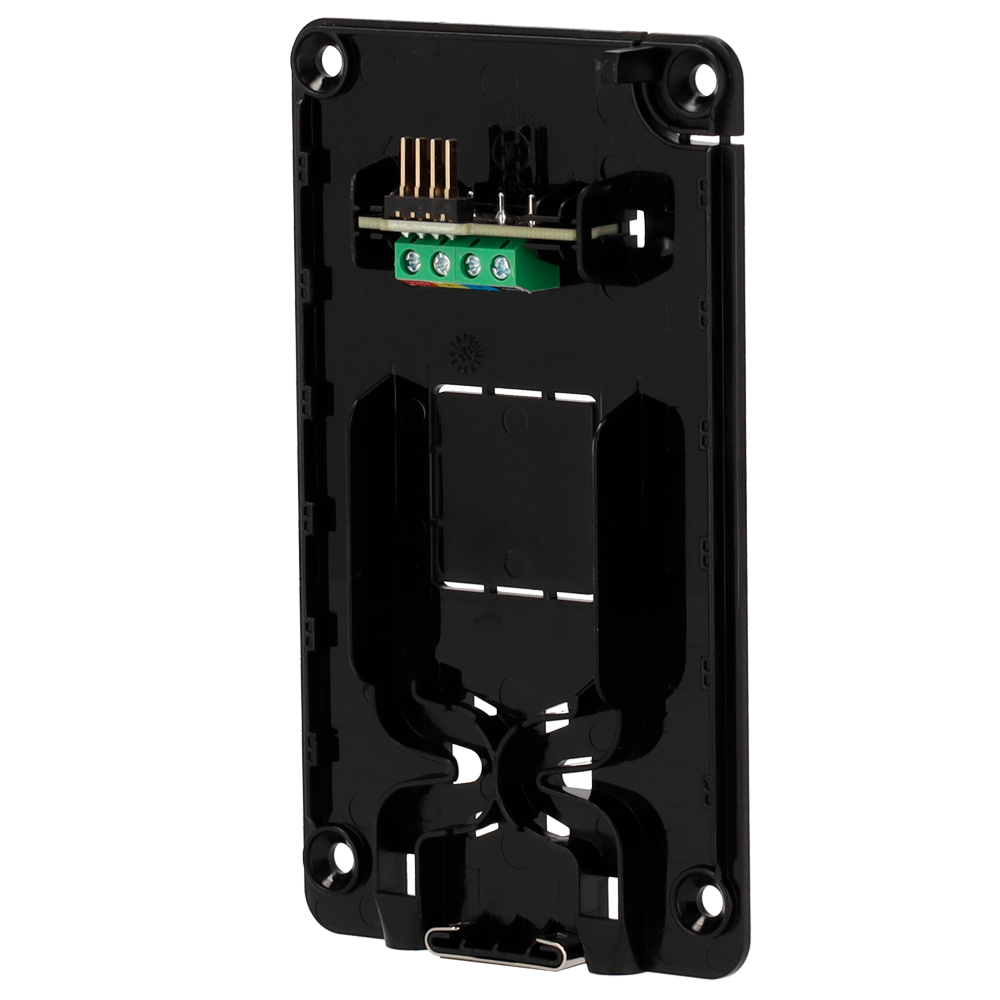 (FIBRA-BRACKETKP-B) Prise en charge du clavier filaire - Compatible avec FIBRA-KEYPAD-B - Y compris les bornes de connexion - Installation facile - Plastique ABS - Couleur noir