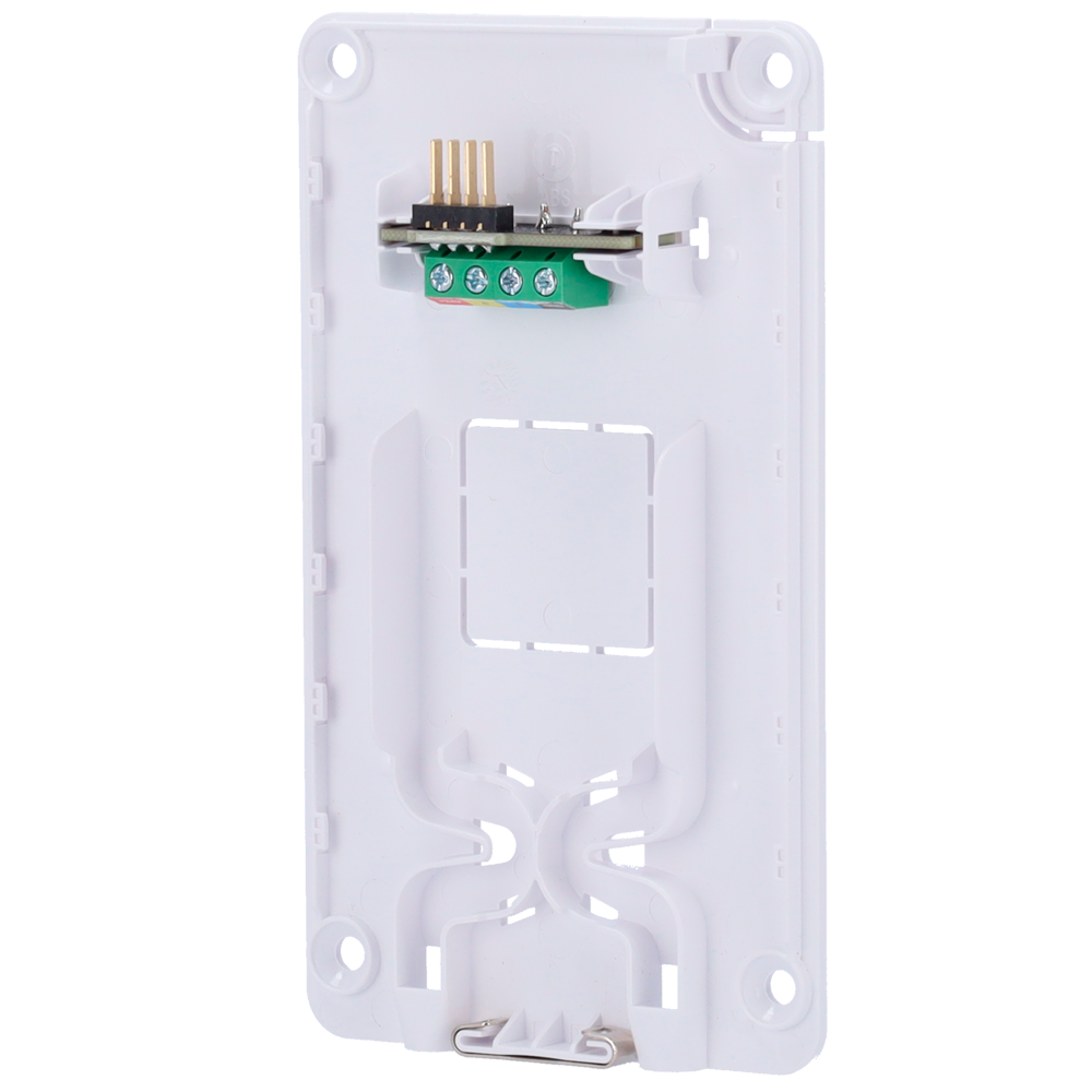 [FIBRA-BRACKETKP-W] (FIBRA-BRACKETKP-W) Prise en charge du clavier filaire - Compatible avec FIBRA-KEYPAD-W - Y compris les bornes de connexion - Installation facile - Plastique ABS - Couleur blanche