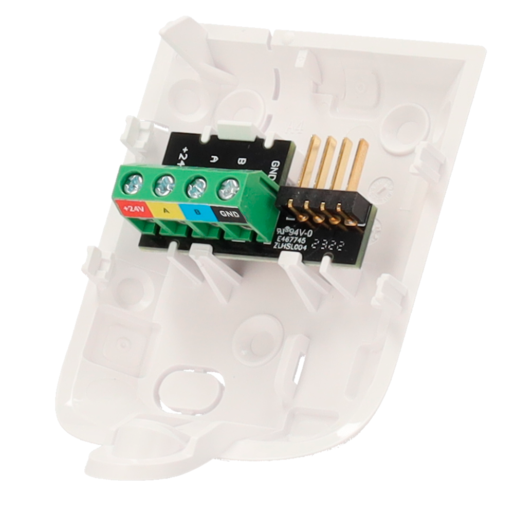 [FIBRA-BRACKETMP-W] (FIBRA-BRACKETMP-W) Support pour détecteurs de mouvement câblés - Compatible avec: FIBRA-MOTIONPROTECT-W,  - FIBRA-MOTIONPROTECTPLUS-W et FIBRA-COMBIPROTECT-W - Y compris les bornes de connexion - Plastique ABS - Couleur blanche