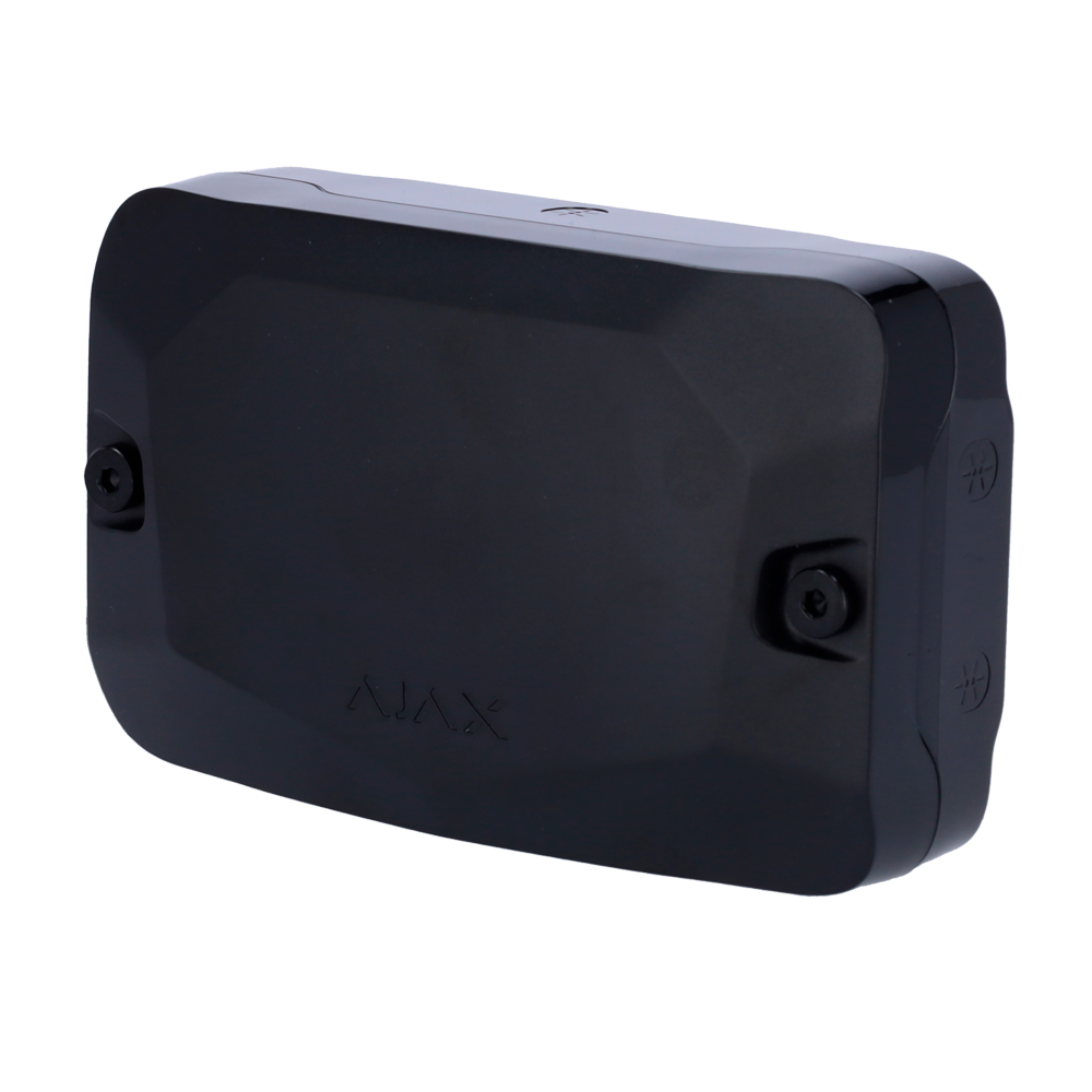 (FIBRA-CASE-A106-B) Boîtier avec un espace pour les modules Fibra - Compatible avec les dispositifs Fibra:  - LineProtect, LineSplit et MultiRelay  - Niveau à bulle préinstallé - Protection anti-sabotage disponible