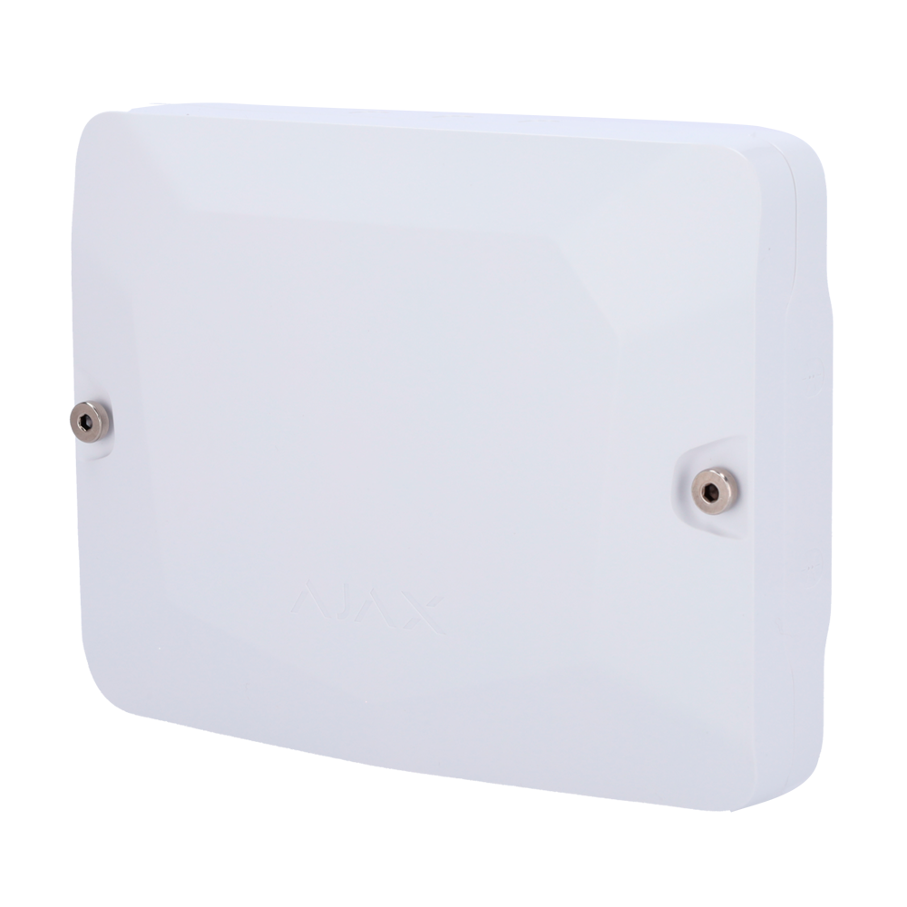 [FIBRA-CASE-B175-W] (FIBRA-CASE-B175-W) Boîtier avec deux emplacements pour les modules Fibra - Compatible avec les dispositifs Fibra:  - LineProtect, LineSplit et MultiRelay  - Niveau à bulle préinstallé - Protection anti-sabotage disponible