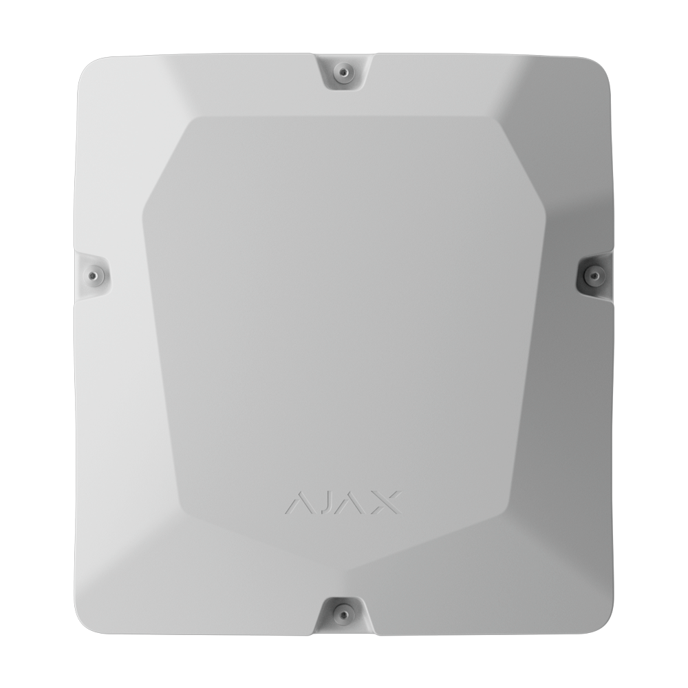 [FIBRA-CASE-D430-W] (FIBRA-CASE-D430-W) Boîtier avec 8 emplacements pour modules Fibra - Compatible avec les dispositifs Fibra:  - LineProtect, LineSplit, MultiRelay et LineSupply - Espace pour 2 batteries jusqu'à 18 Ah - Niveau à bulle préinstallé - Protection anti-sabotage disponible