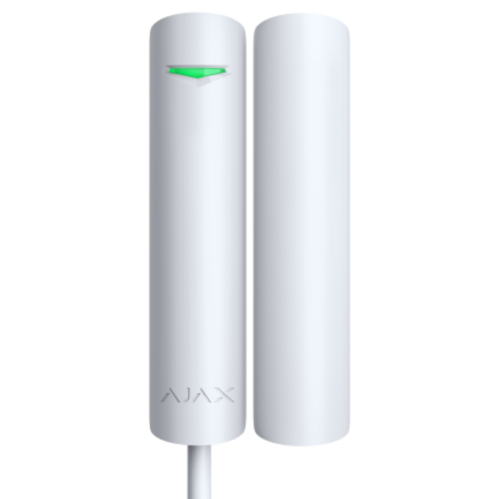 (FIBRA-DOORPROTECT-W-NF) Contact magnétique - Certifié NFA2P et grade 2 - Portes et fenêtres - Protocole Fibra - 1 entrée pour capteur filaire NC - Aimant petit et grand
