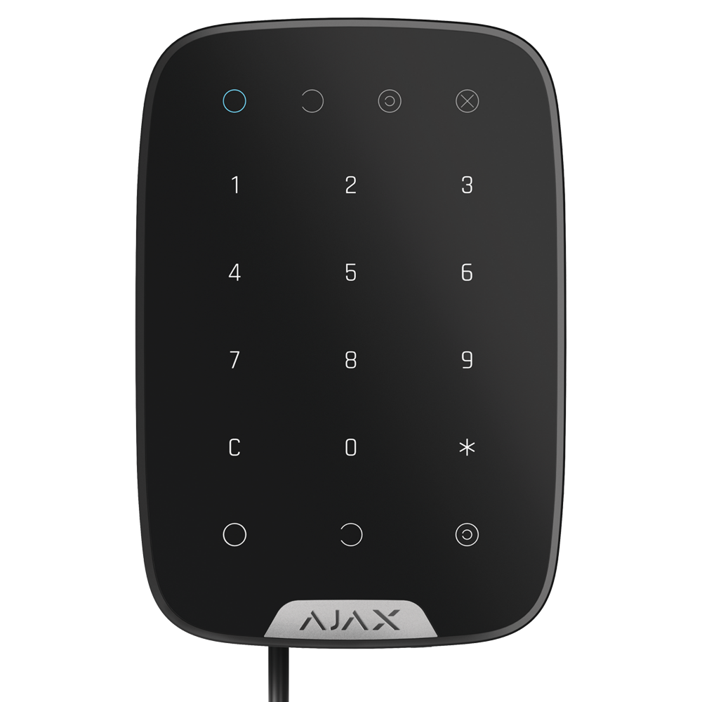 (FIBRA-KEYPAD-B) Clavier filaire - Protocole Fibra - Certifié Grade 3 - Bidirectionnel - Armé, partiellement armé, désarmé et urgence - Alimentation 24 V DC