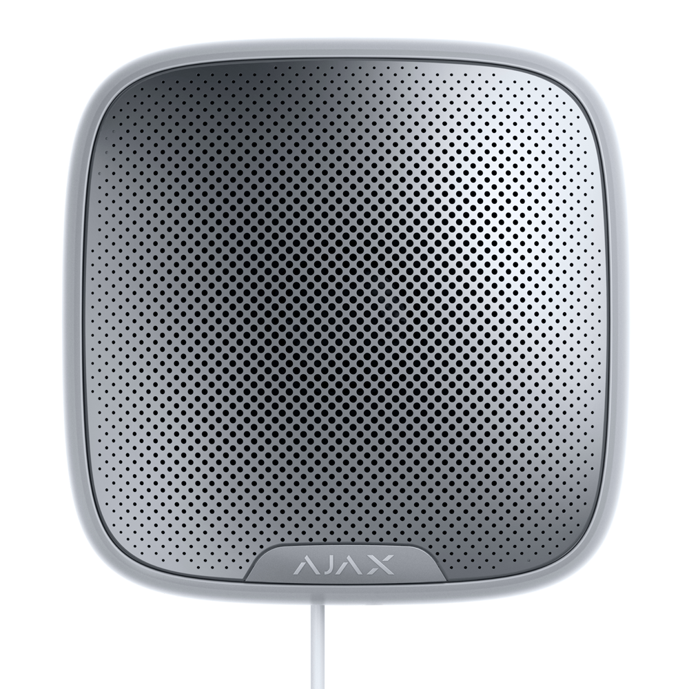 (FIBRA-STREETSIREN-W) Sirène pour extérieur - Protocole Fibra - Certifié Grade 3 - Puissance sonore maximale 113 dB - Signalisation LED - Alimentation 24 V DC