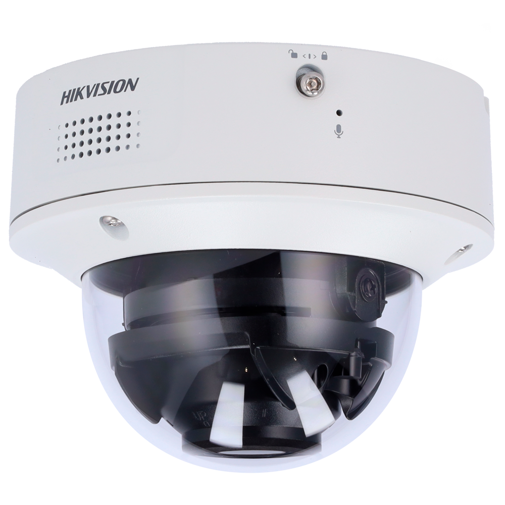 (iDS-2CD7146G0-IZHSY(8-32mm)(D)) Caméra Dôme IP gamme SOLUTIONS Hikvision - Résolution 4 Mpx (2688x1520) [%VAR%] - Objectif 8~32 mm | MD2.0 | AcuSense | Face Capture - Alarme | Audio | Microphone et haut-parleur | 5 flux - IR 60 m | Fonctions intelligentes multiples - MicroSD IP67 IK10 Anti-corrosion