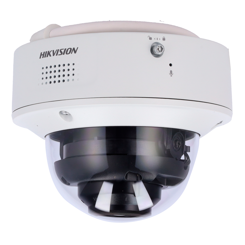 (iDS-2CD7186G2-IZHSY(8-32mm)) Hikvision cámara Domo IP gama SOLUTIONS - Resolución 8 Mpx (3840x2160) | 100 fps - Lente 8~32mm | MD2.0 | AcuSense | Face Capture - Alarma | Audio | Micrófono y altavoz | 5 streams - IR 60 m | Múltiples funciones inteligentes - MicroSD | IP67 | IK10 | Anticorrosión