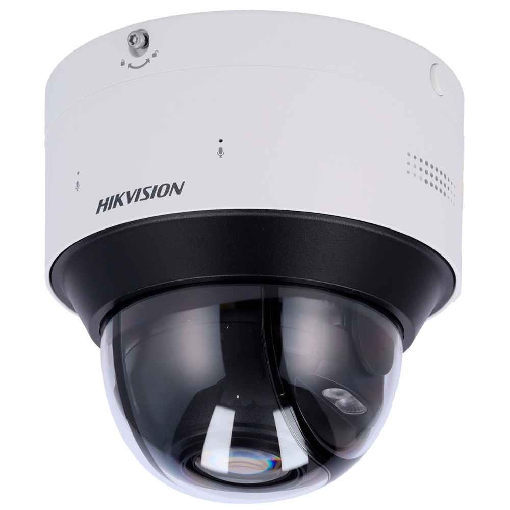 (iDS-2CD7547G0/P-XZHSY(2.8-12mm)) Hikvision cámara Domo IP gama SOLUTIONS - Resolución 4 Mpx (2688×1520) - Lente 2.8~12mm | MD2.0 | Detección de rostros - Alarma | Audio | Micrófono y altavoz - Iluminación Híbrida 30m | Funciones inteligentes - MicroSD | IP67 | IK10 | NEMA 4X