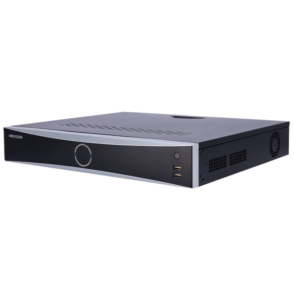 (iDS-7732NXI-M4/X) Hikvision - Gamme SOLUTIONS - Enregistreur NVR 32 canaux IP - Résolution 32Mpx | Alarmes | AcuSense | 4 Disque dur - Bande passante 320 Mbps | Structure vidéo | ANPR - Détection de mouvement 2.0 | Reconnaissance des visages