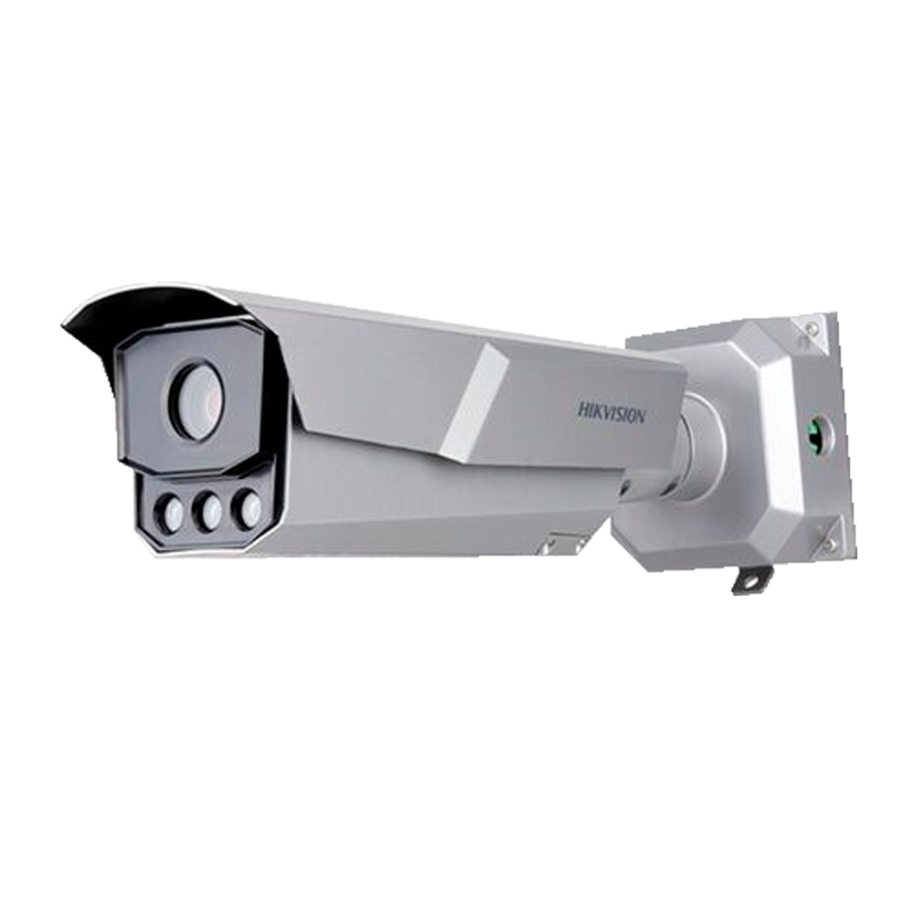 (iDS-TCM403-BI(G)/POE/1050) Caméra Bullet IP Traffic LPR SOLUTIONS Hikvision - Résolution 4 Mpx (2688x1520) [%VAR%] - Objectif 10~50 mm | Alarmes | Audio - IR 50 m | MicroSD | MicroSIM | GPS | IP67 | IK10 - Reconnaissance des plaques d'immatriculation | Contrôle du trafic - Couverture d'un maximum de 3 voies