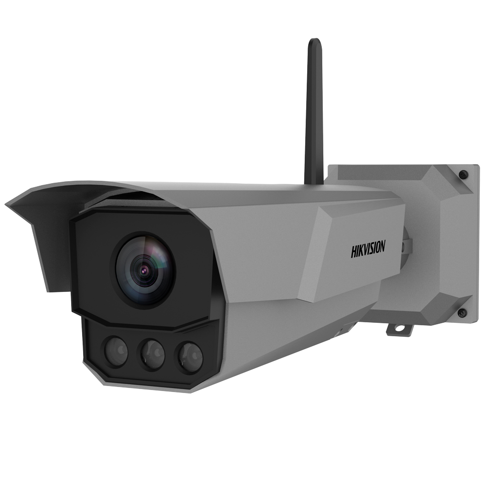 (iDS-TCM403-BI(G)/Y/G/POE/0832) Hikvision - Caméra Bullet IP Traffic LPR Gamme SOLUTIONS - 4 MPx (2688x1520) | Objectif motorisé 8~32 mm - IR 50 m | MicroSD 512GB | MicroSIM | GPS - Reconnaissance des plaques d'immatriculation | Contrôle du trafic - Alarmes | Audio | IP67, IK10 &amp; NEMA 4X