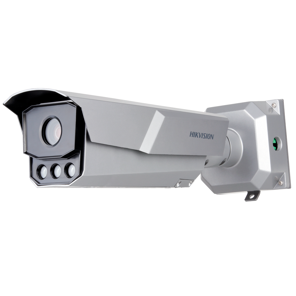 (iDS-TCM403-BI(G)/Y/POE/0832) Hikvision - Caméra Bullet IP Traffic LPR Gamme SOLUTIONS - 4 MPx (2688x1520) | Objectif motorisé 8~32 mm - IR 50 m | MicroSD 512GB | MicroSIM | GPS - Reconnaissance des plaques d'immatriculation | Contrôle du trafic - Alarmes | Audio | IP67, IK10 &amp; NEMA 4X