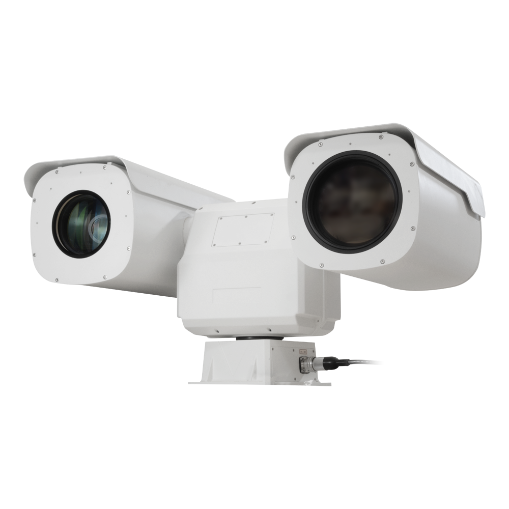 (IPPTZ900A-150D4) ThermTec Caméra thermique IP PTZ Dual - 640x512VOx | Objectif 30 ~150mm Thermique - Sensibilité thermique ≤40mK - Précision ± 8ºC - Détection de température et alarme - Alarmes | Carte SD
