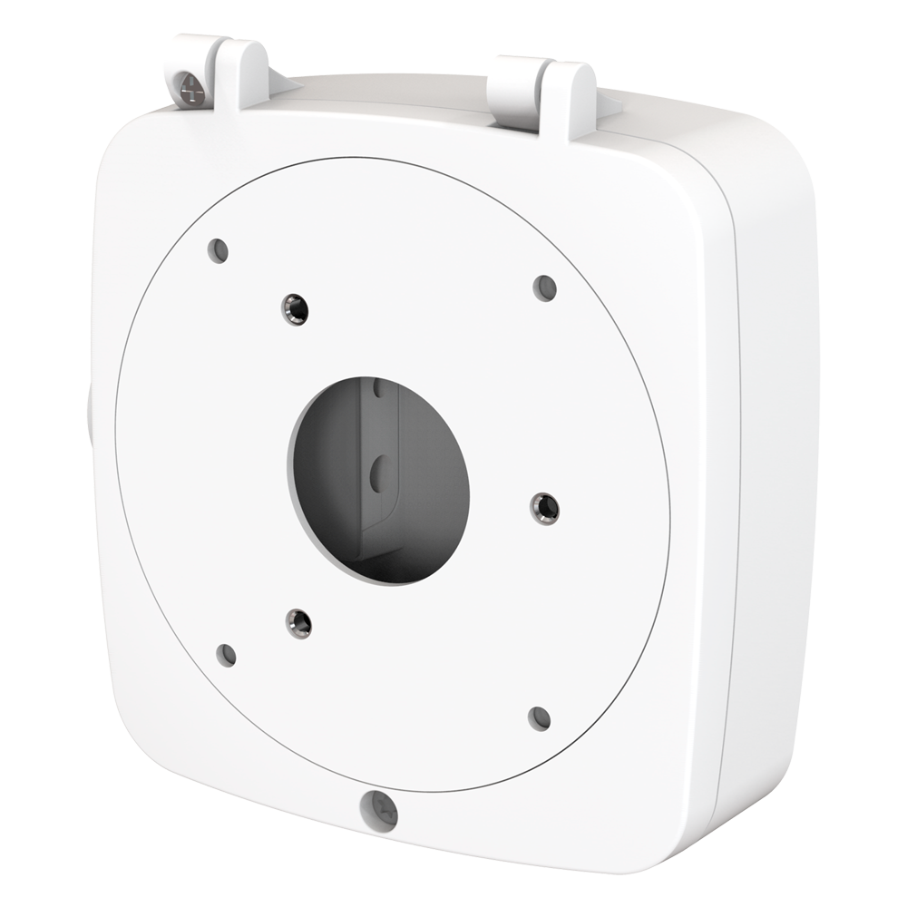 (MS-A63) Caja de conexiones Milesight - Para cámara bullet mini y bullet motorizada - Instalación en techo o pared - Pasador de cables