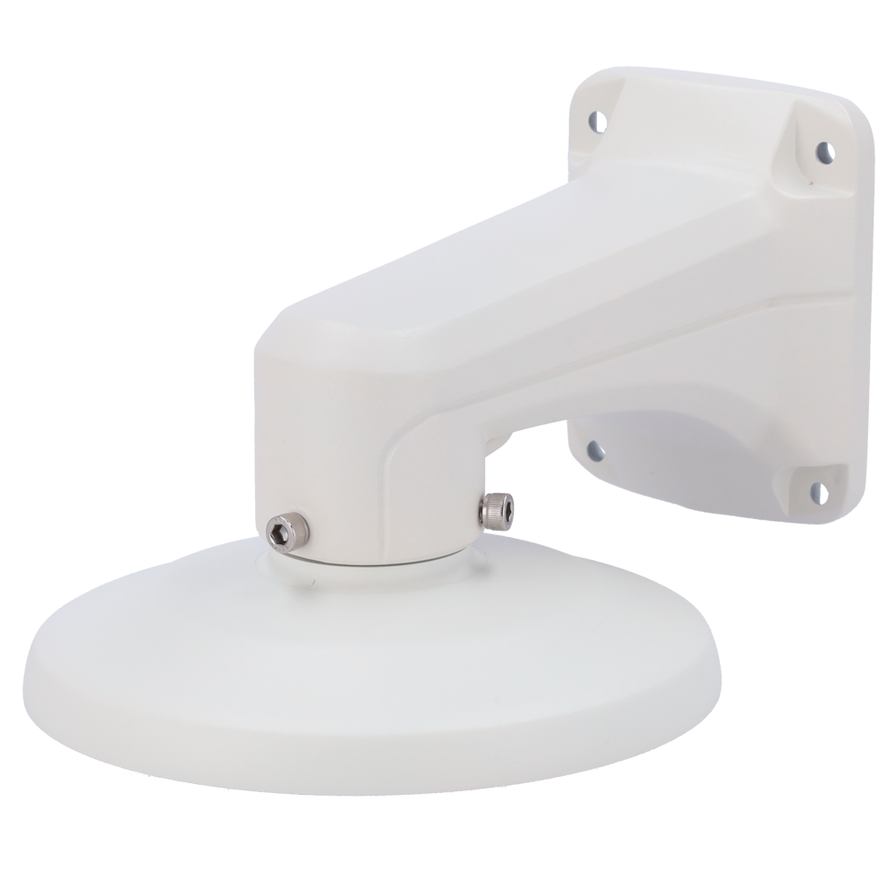 (MS-A77) Soporte de pared Milesight - Para cámaras domo PTZ - Apto para uso en exterior - Aleación de aluminio - Paso de cables - 262mm. x 185mm. x 138mm.