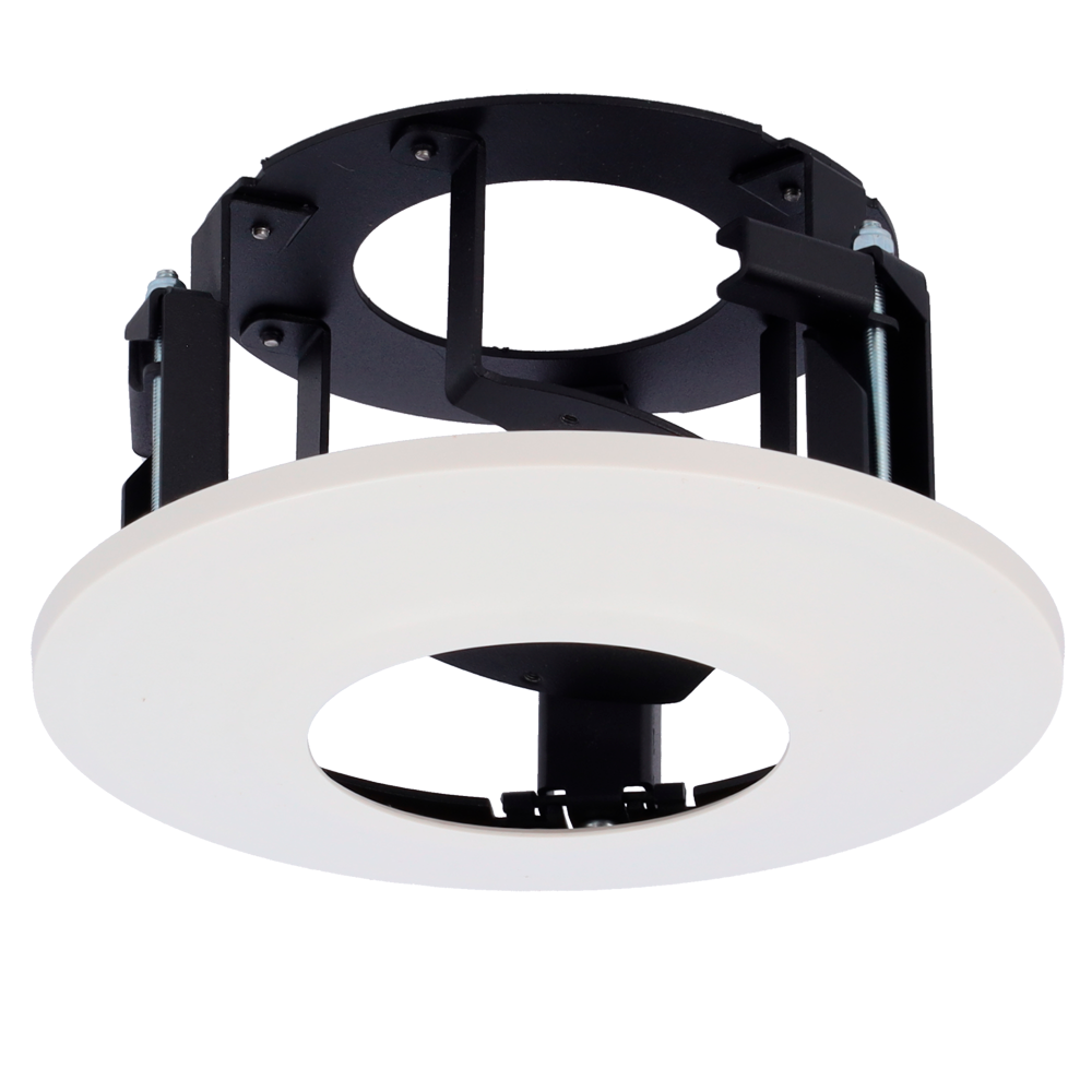 (MS-A82) Soporte para empotrar Milesight - Soporte empotrar para cámara mini domo IR - Instalación en techo