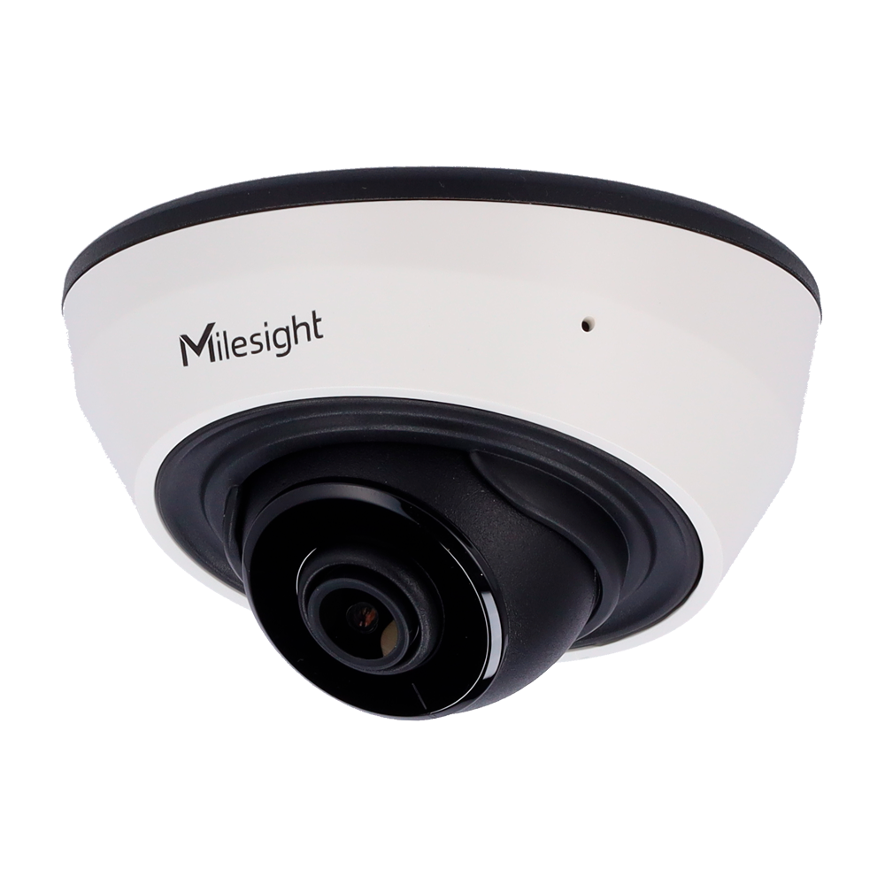 (MS-C8183-PD) Cámara IP Mini Domo AI IR - Resolución 8Mpx - 1/2.8" CMOS lente 2.8mm - IR 20m | ONVIF | WDR 120dB - Video analísis AI basado en humano y vehículo - NDAA | Micrófono Integrado