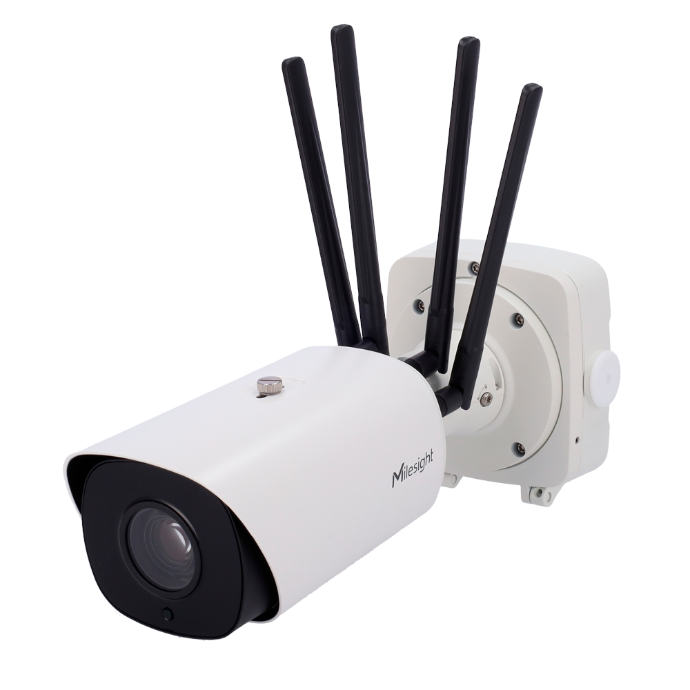 (MS-C8266-X4GPE) Cámara IP 5G AI 4X Pro Bullet Plus - Resolución 4K | Lente 8mm~32mm - 1/1.8" Progressive Scan CMOS - Video analísis AI basado en humano y vehículo - IP67 | IK10 | NDAA - Tarjeta Nano SIM | 5G/4G/3G