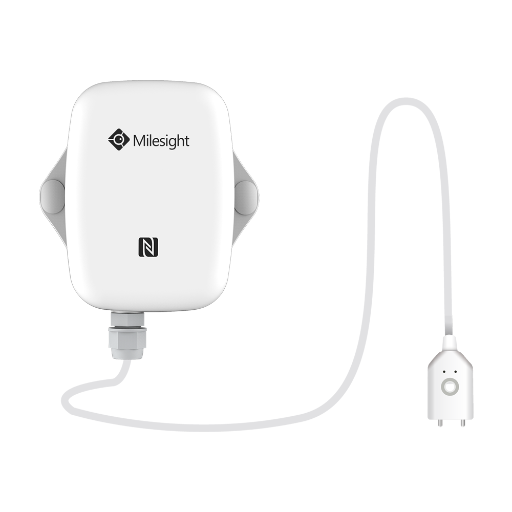 (MS-EM300-SLD-868M) Capteur de détection d'eau LoRaWAN - Jusqu'à 10Km de portée avec vision directe - Configuration via NFC et application - Degré de protection IP67 - Batterie de longue durée