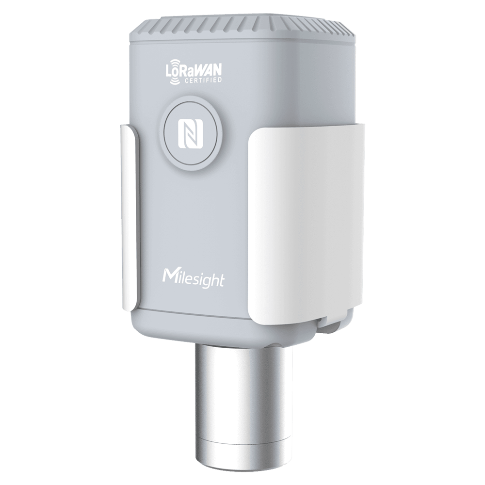 (MS-EM500-CO2-868M) Capteur de CO2 LoRaWAN - Température, Humidité, CO2 et Pression atmosphérique - Jusqu'à 10Km de portée avec vision directe - Configuration via NFC et application - Degré de protection IP67 - Batterie de longue durée