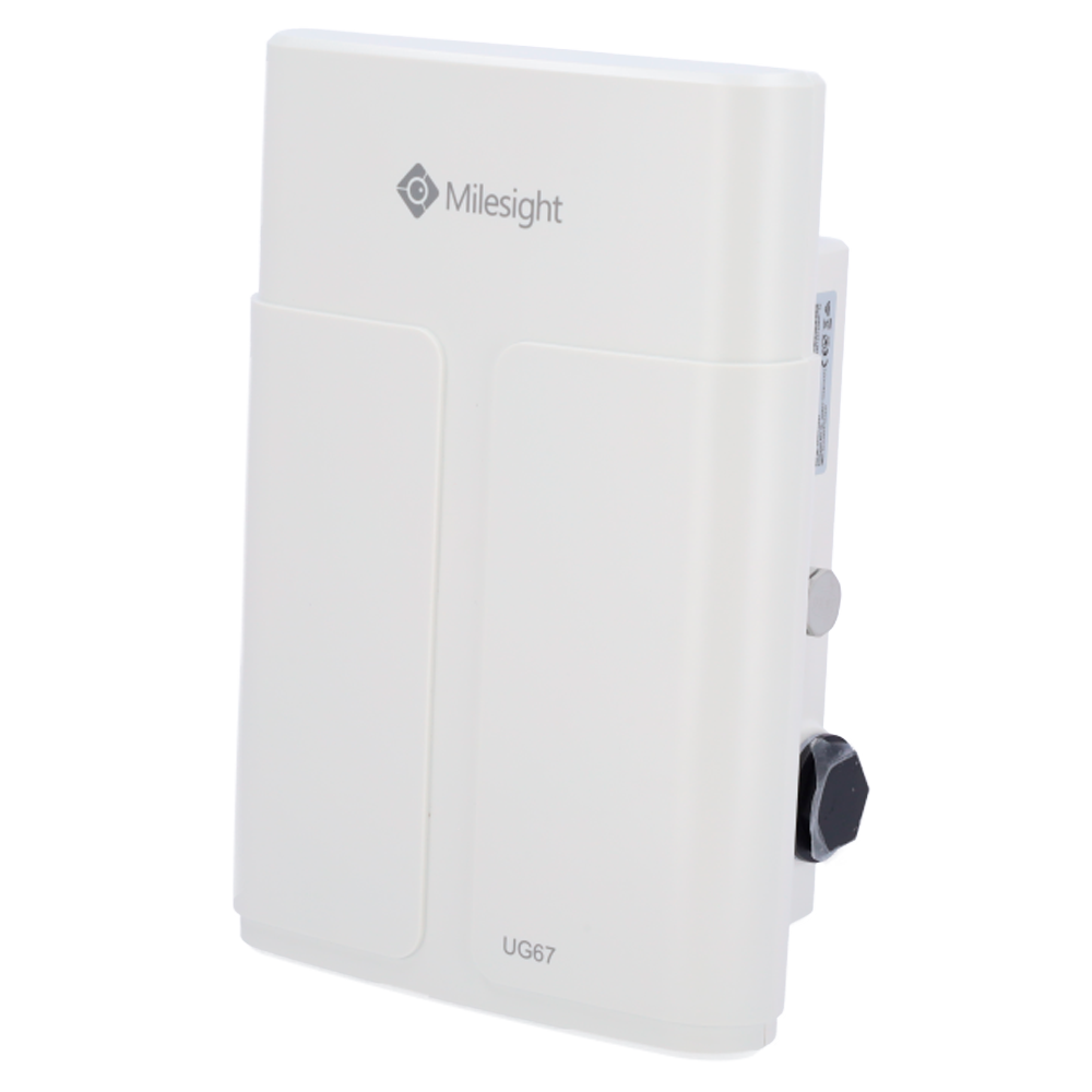 (MS-UG67-868M) Passerelle LoRaWAN - Jusqu'à 2Km de portée - 8 canaux et connexion à 2000 dispositifs - Communication Ethernet, WiFi - Degré de protection IP67 - GPS