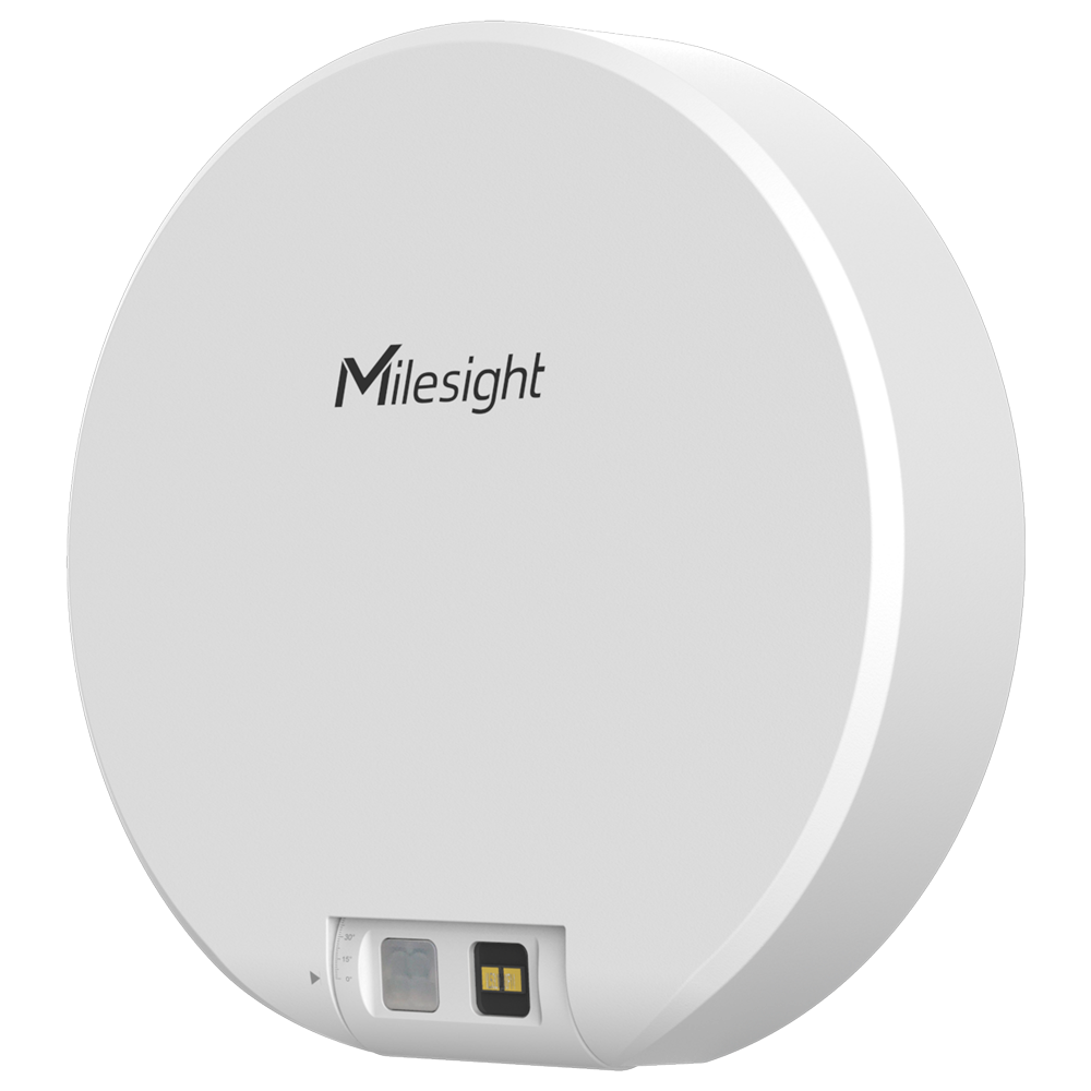 (MS-VS330-868M) Détecteur de présence LoRaWAN - Double technologie PIR et ToF - Détection anonyme 100% - Haute précision 99.5% - Jusqu'à 15Km de portée avec vision directe - Configuration NFC et des applications