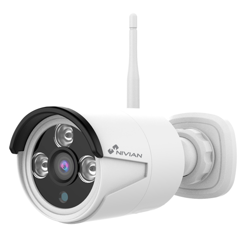 (NV-CAM30W) Caméra pour kit WiFi Nivian - Compatible avec NV-KIT830W-4CAM - Résolution 3 Mpx / H.265+ - Objectif 4 mm - IR LEDs Array portée 20 m - Étanche IP66
