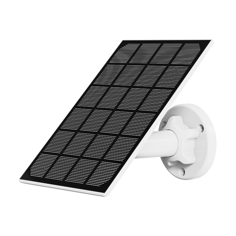 (NV-SOLAR5V-3W) Nivian - Panneau solaire de 3W - Pour les caméras IP alimentées par batterie - Monocristallin à haut rendement - Sortie Micro USB DC5V - Étanche IP65