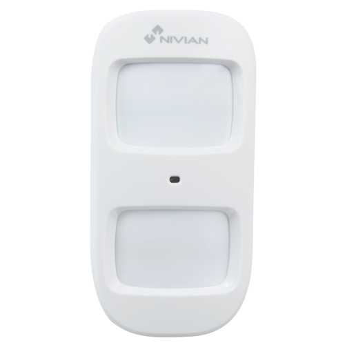 (NVS-D2A) Nivian Smart - Détecteur volumétrique intérieur - Plage de détection 8m/100º -                                  - Immunité aux animaux de compagnie 20Kg - Sans fil 433MHz - Compatible avec la centrale d'alarme Nivian Smart