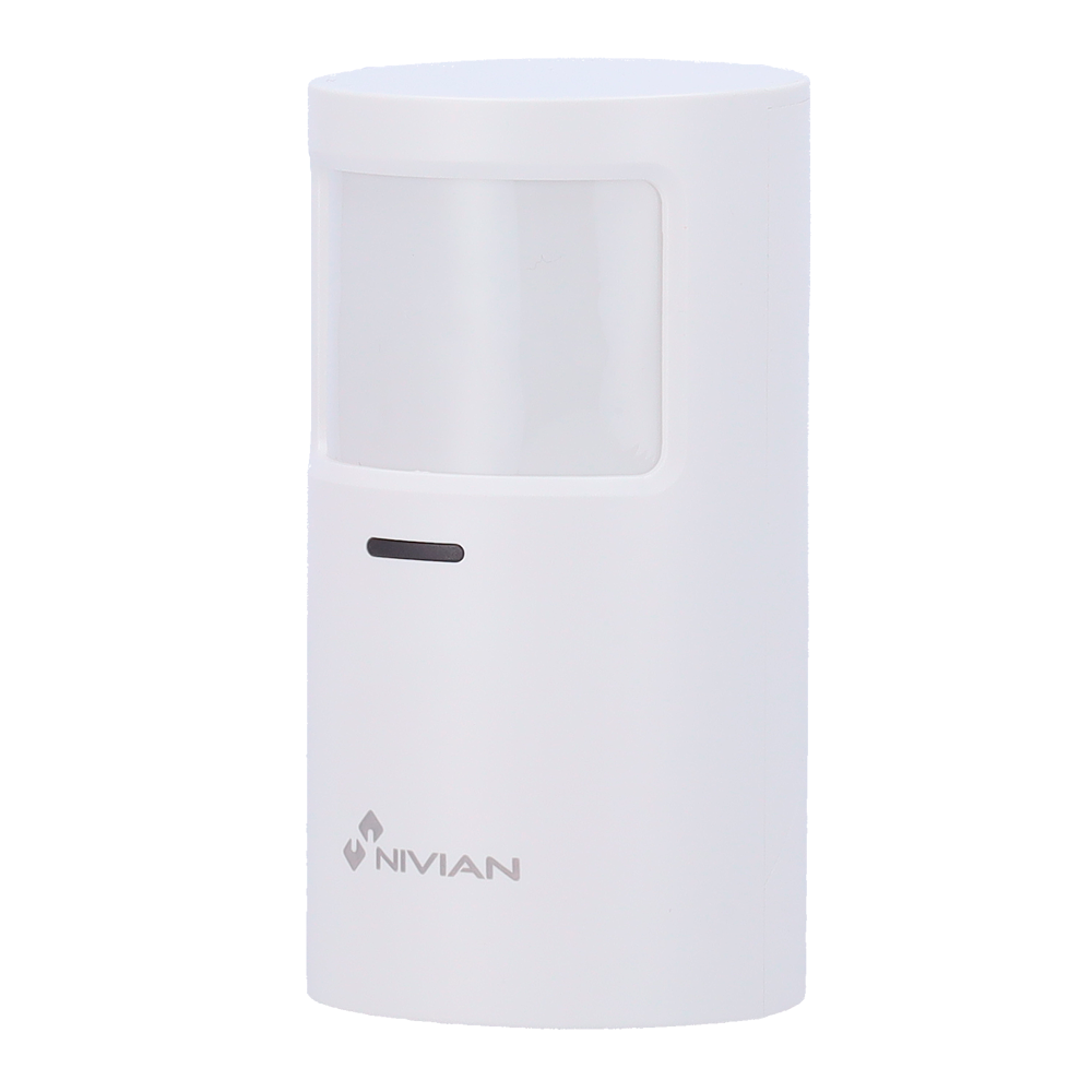 (NVS-INDOORPIR) Nivian Smart - Détecteur volumétrique intérieur - Plage de détection 6m/110º -                                  - Indicateur LED - Sans fil 433MHz - Compatible avec la centrale d'alarme Nivian Smart
