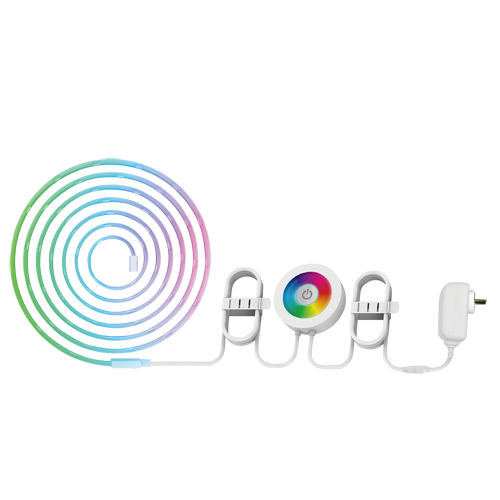 (NVS-RGBSTRIP-2-W) Ruban LED RVB intelligente - WiFi 2.4 GHz IEEE802.11 b/g/n - Consommation 12W - Longueur 2m - Compatible avec TUYA Smart - Compatible avec Alexa et Google Assistant