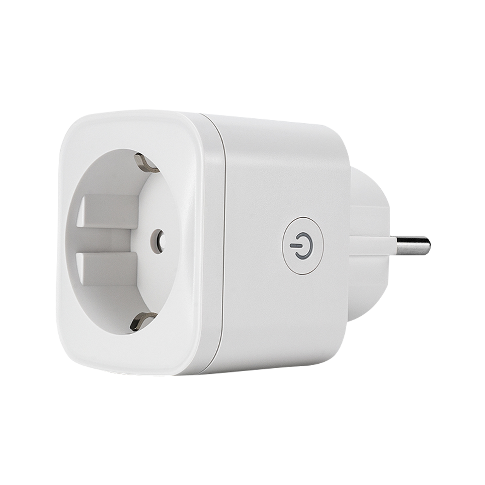 (NVS-SOCKETF-W2) Prise de courant intelligente - WiFi 2.4 GHz - Charge maximum 16A - Statistiques de consommation - Minuterie et calendrier - Compatible TUYA Smart / Google / Alexa