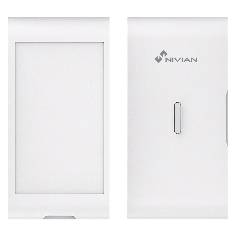 (NVS-VIBRATION2) Nivian Smart - Détecteur de vibration - Bris de verre ou déplacement d'objets - Haute sensibilité - Sans fil 433MHz - Compatible avec la centrale d'alarme Nivian Smart