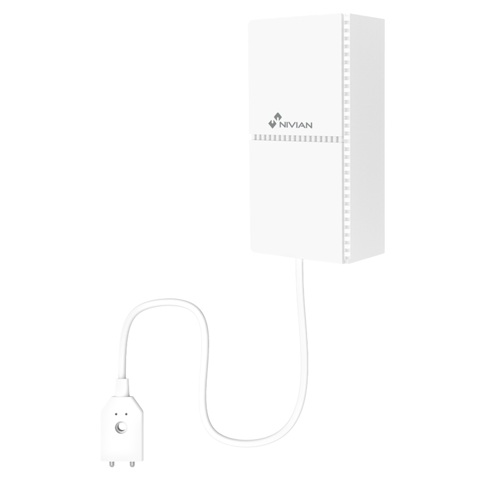 (NVS-WATERFLOOD2) Nivian Smart - Détecteur d'inondation - Indicateur LED - Sans fil 433MHz - Compatible avec la centrale d'alarme Nivian Smart