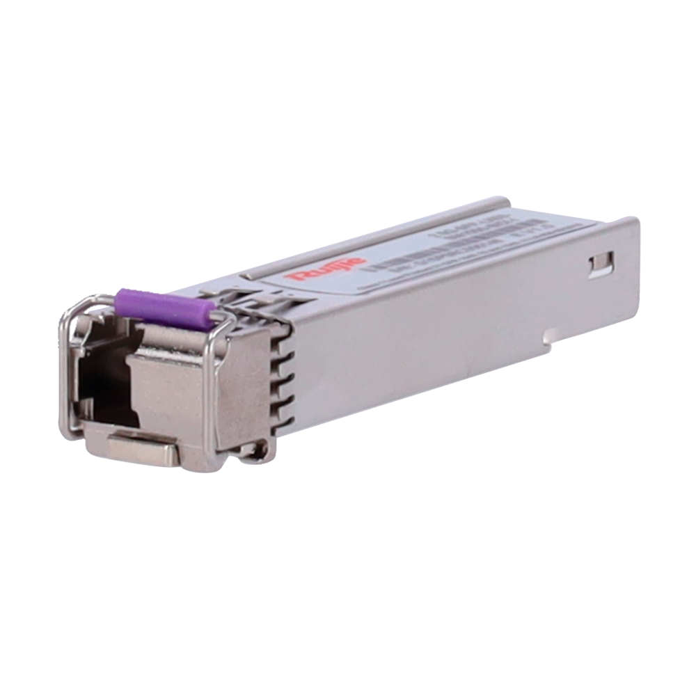 (RG-2.5G-SFP-LX03-SM1550-BIDI-I) Module émetteur-récepteur SFP industriel Reyee  - BIDI Transmission 1550nm / Réception 1310nm - Fibre monomode - Connecteur LC - Distance maximale 3 km - 2,5Gbps - 2.5GBASE-LX