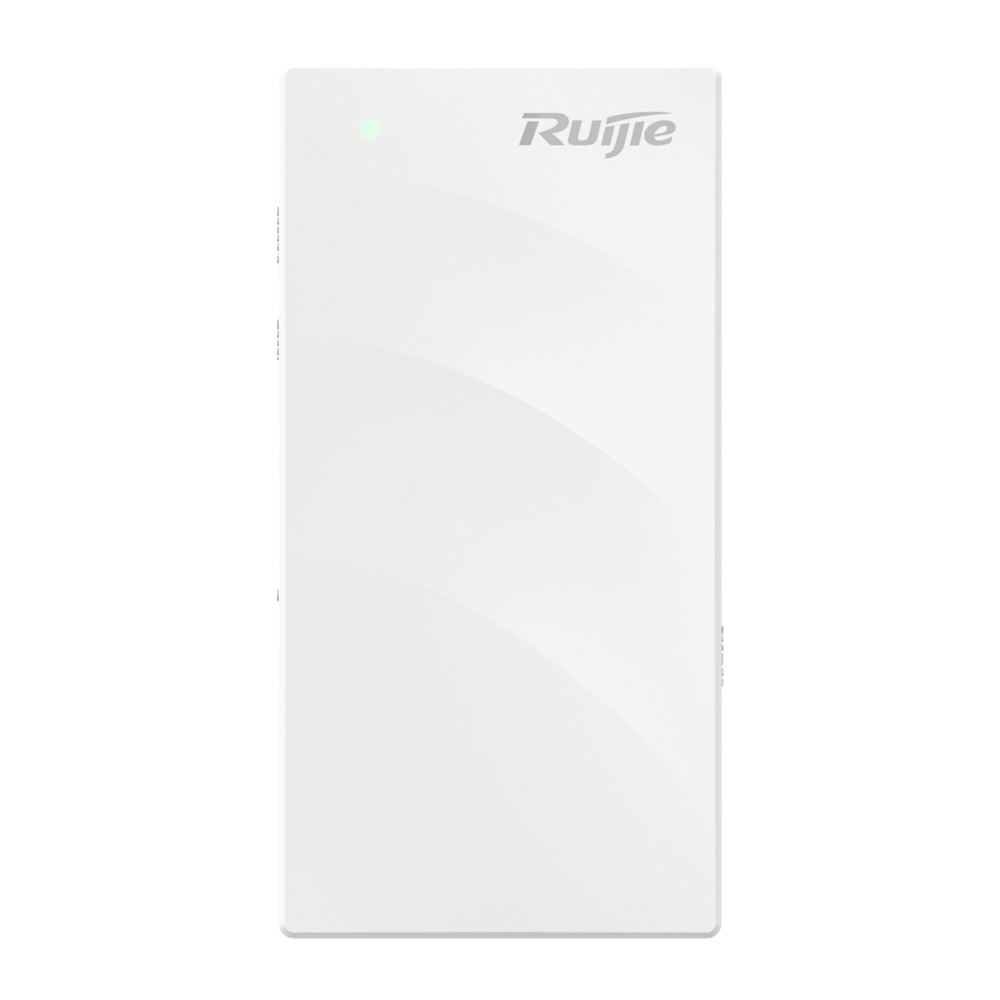 (RG-AP180P-L) Ruijie - Point d'accès mural Wi-Fi omnidirectionnel 6 - Double bande 2.4 et 5 GHz / Largeur de canal 160MHz - Supporte 802.11a/b/g/n/ac/ax - Vitesse de transmission jusqu'à 3000 Mbps - Antenne 2x2: MIMO dans 2.4GHz, 2x2 dans 5GHz
