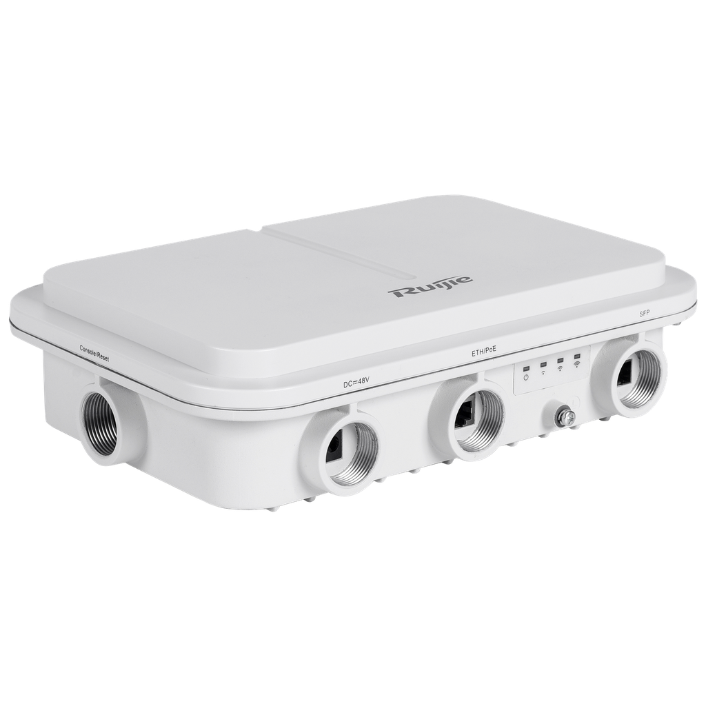 (RG-AP680CD) Ruijie - AP Wi-Fi sectoriel 6 - Convient pour une utilisation en extérieur IP68 - Supporte 802.11a/b/g/n/ac/ax - Vitesse de transmission jusqu'à 1775 Mbps - Antenne 2x2 MIMO