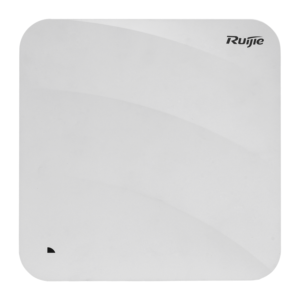 (RG-AP840-L) Ruijie - Point d'accès Wi-Fi omnidirectionnel 6 Haute densité - Double bande 2.4 et 5 GHz / Largeur de canal 160MHz - Supporte 802.11a/b/g/n/ac/ax - Vitesse de transmission jusqu'à 5400 Mbps - Antenne 2x2: MIMO dans 2.4GHz, 4x4 dans 5GHz