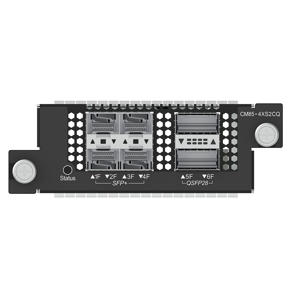 (RG-CM85-4XS2CQ) Ruijie - Módulo de expansión para switch - Compatible con RG-CS85 -   4x SFP+ y 2x QSFP28 100 Gbps