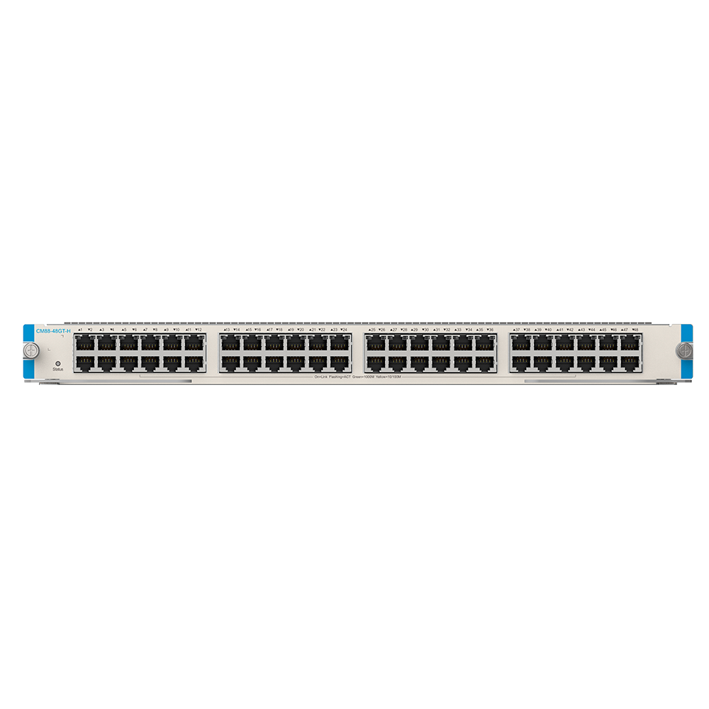 (RG-CM88-48GT-H) Ruijie - Carte d'interface pour switch modulaire - Compatible avec RG-CS88-08 - 48 Ports Gigabit - Taille 1U