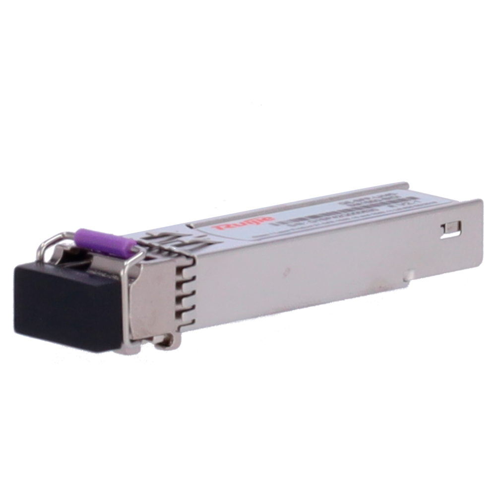 (RG-GE-SFP-LH40-SM1550-BIDI) Module émetteur-récepteur SFP Ruijie - BIDI Transmission 1550nm / Réception 1310nm - Fibre monomode - Connecteur LC - Distance maximale 40 km - 1.25Gb/s - 1000Base-LH