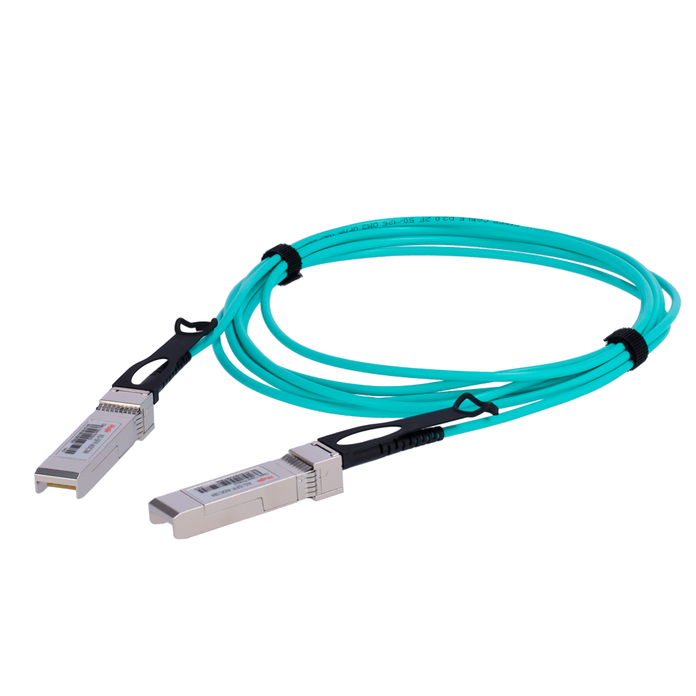 (RG-XG-SFP-AOC3M) Accessoire Ruijie - Câble de connexion directe SFP+ - Vitesse 10Gbps - Modules SFP+ aux deux extrémités - Idéal pour empilage de switches - 3 Mètres de longueur