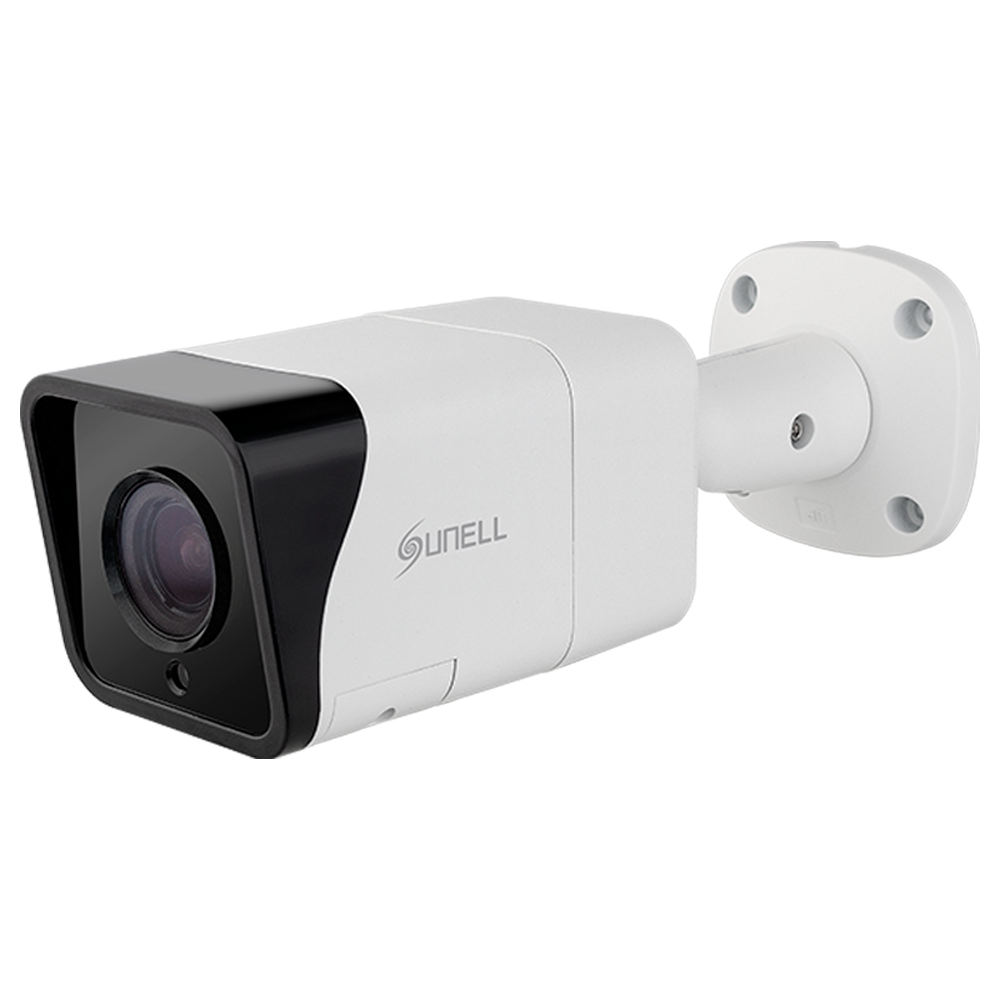 (SN-IPR7150BZAN-Z) Sunell - modelo SN-IPR7150BZAN-Z, gama ECO - Cámara IP bullet 5Mpx IR - Resolución 5Mpx lente 2.7 ~ 13.5mm. IR 40m. - Analítica de video VCA - Compatible ONVIF perfil S/T/G/M, NDAA, IP67