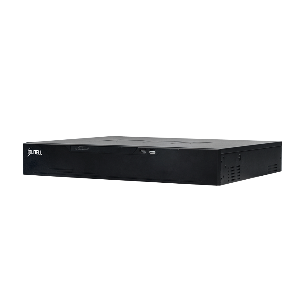 (SN-NVR3932E4-J) Sunell SN-NVR3932E4-J - Gamme Pro - Enregistreur NVR 32CH IP - Résolution maximale 12Mpx@1ch | Alarmes | Audio - Bande passante 320Mbps/320Mbps - Prend en charge 4 disques durs (non inclus)