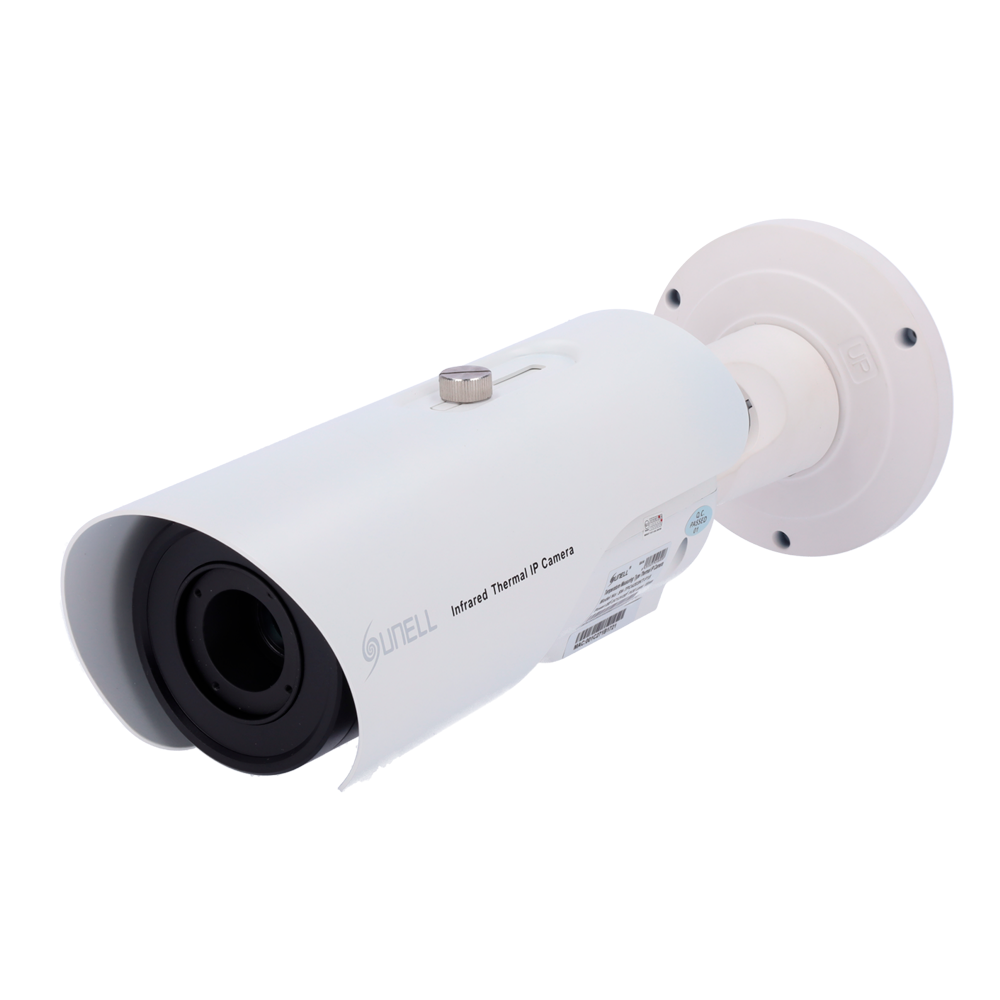 (SN-TPC4203KT/F08-BOX) Caméra thermique IP Sunell - 400x300 VOx | Objectif 8mm - Sensibilité thermique ≤40mK - Précision ±2ºC  - Détection de la température, des personnes et des véhicules - NDAA