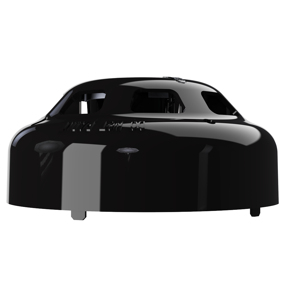 (SOC-E3N(BLK)) Carcasa negra - Detector de humo fotoeléctrico convencional - LED gemelos permiten una visualización de 360° - Sensibilidad variable - Salida de indicador remoto - Amplio rango de voltaje (9,5 ~ 30 V CC)