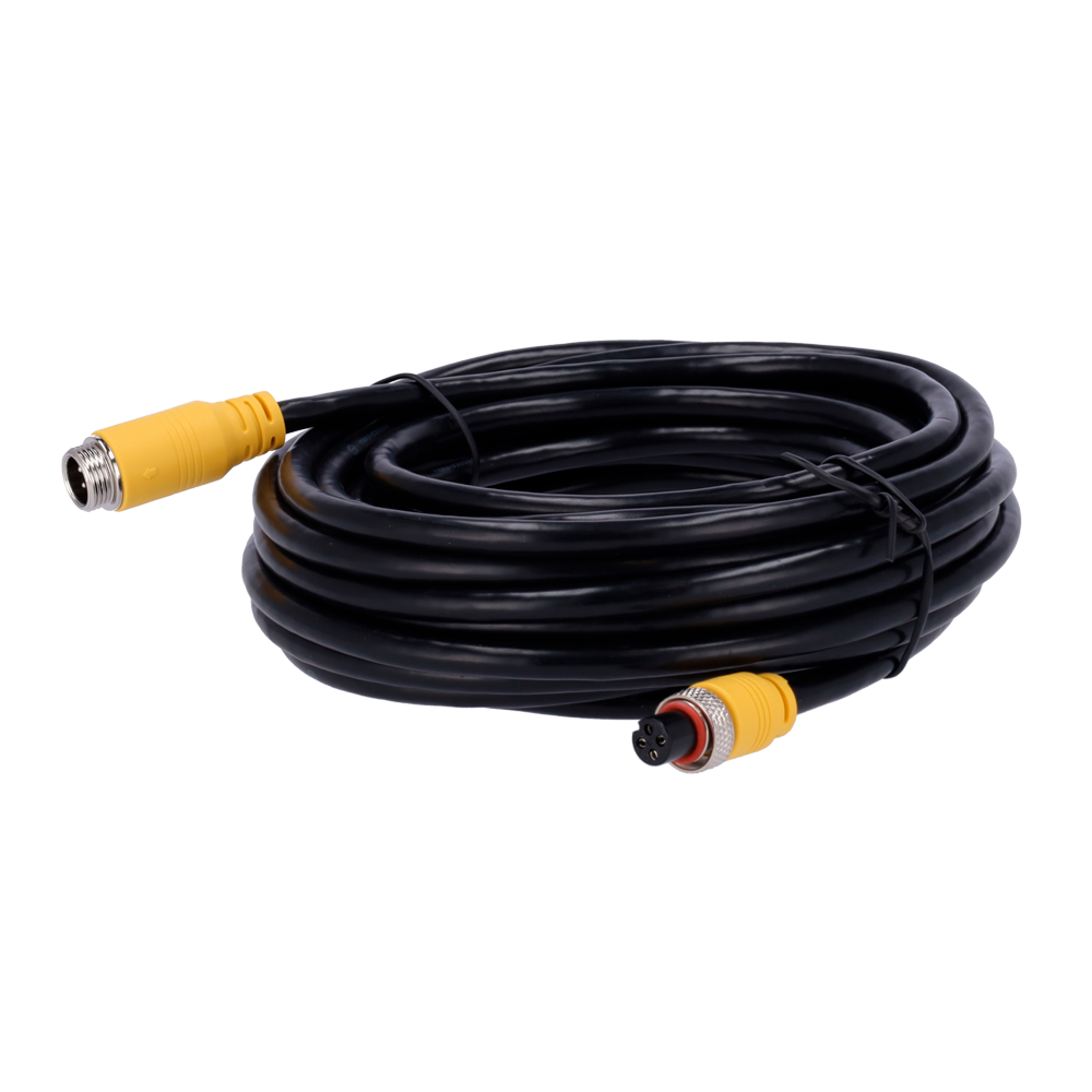 (ST-4PIN-AHD-30) Streamax - Câble pour caméras AHD - Connecteur M12 aviation - 4 broches - Longueur 3m - Mâle - Femelle