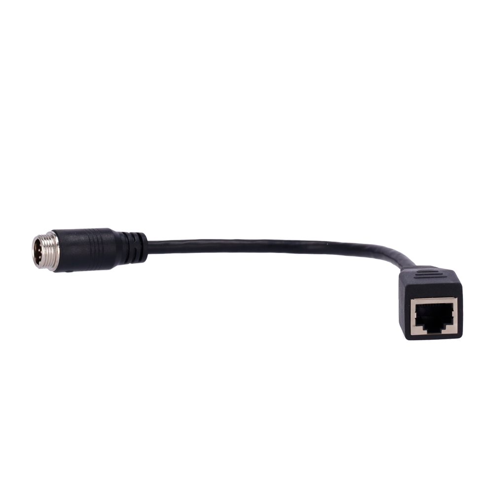 (ST-6PINMALE-RJ45) Streamax - Convertisseur 6PIN mâle a RJ45 femelle - Longueur 15cm